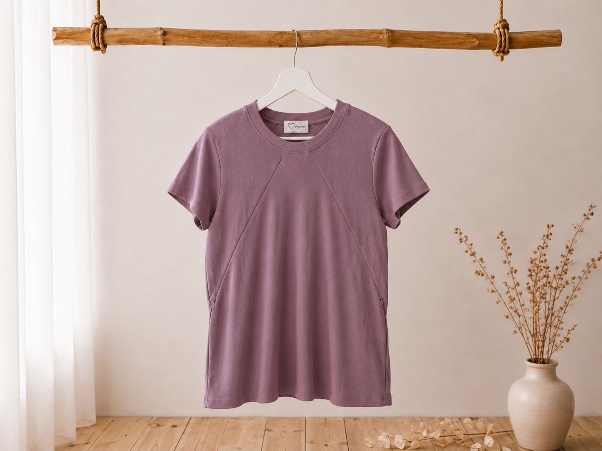 Nursing T-Shirt - Mauve