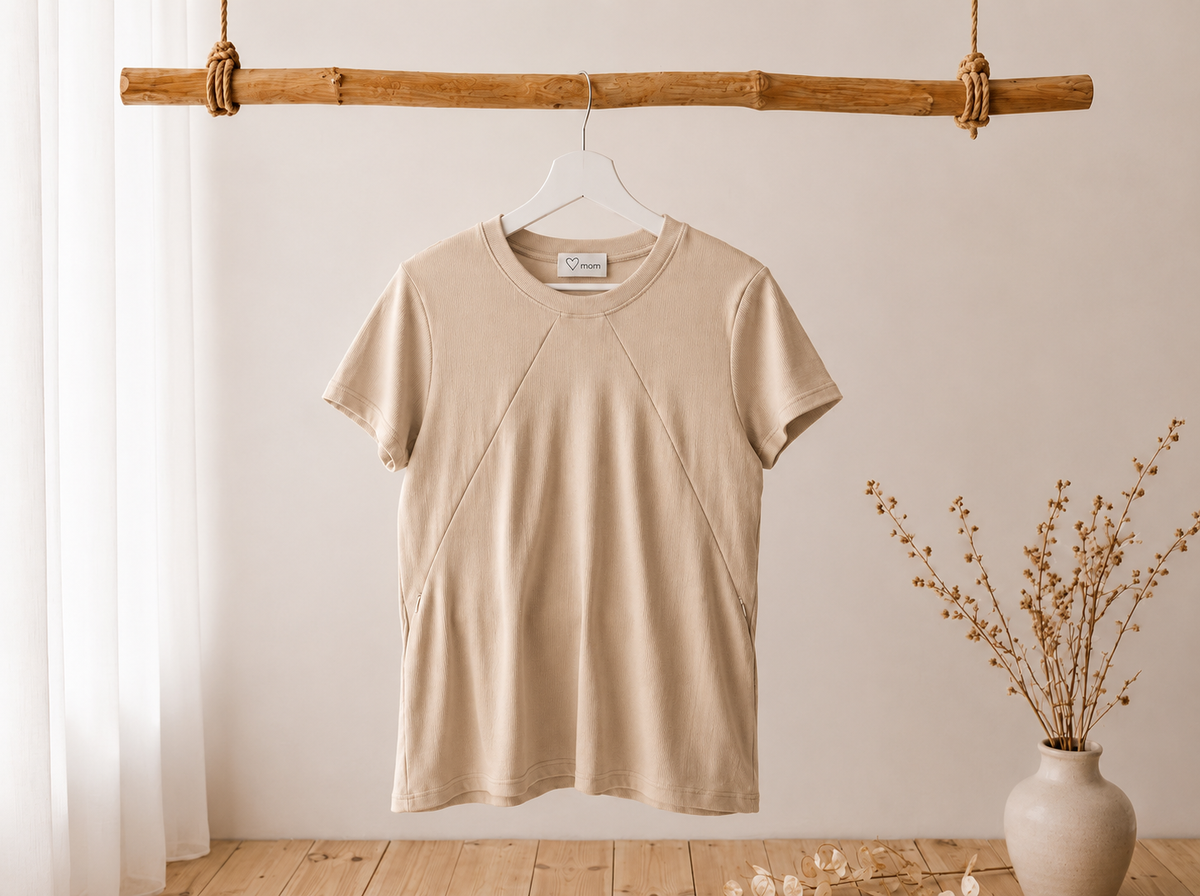 Nursing T-Shirt - Sand